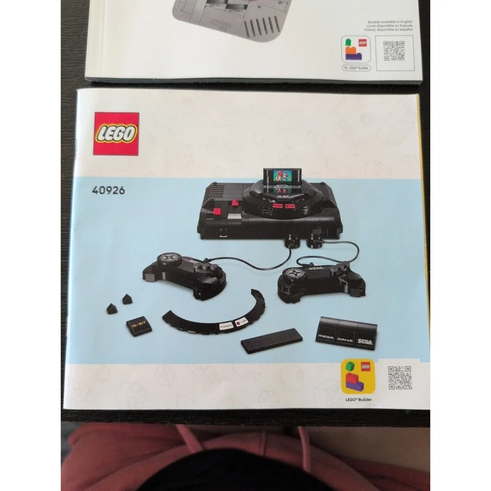 Lego 40926 and 72046 Game Boy and Sega Genesis INSTRUCTIONS ONLY